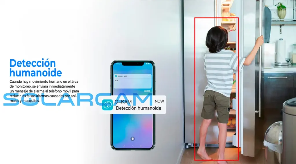 Cámara interior WiFi con detección humanoide avanzada para evitar falsas alarmas de movimiento