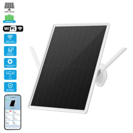 Repetidor WiFi Exterior con Panel Solar de Largo Alcance